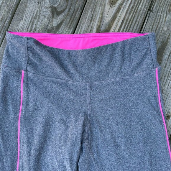 Champion Women Pants Sport Athletic Legging GrayPink Size SP - Picture 2 of 9